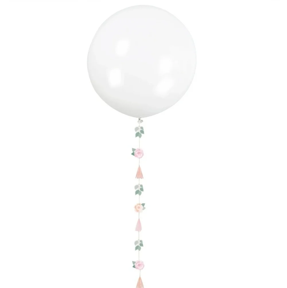 Unique Giant Balloon with Floral Tail Balloon Kit